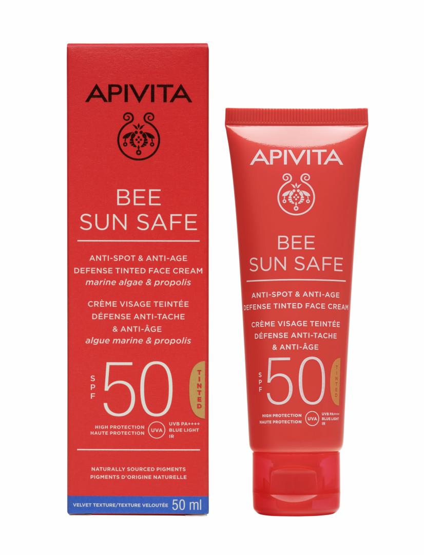 Apivita Solar Creme Anti-Idade Spf50 C/ Cor 50 Ml
